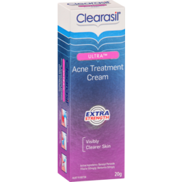 Photo of Clearasil Ultra Acne Treatment Extra Strength Face Cream Reduce Pimples 20g