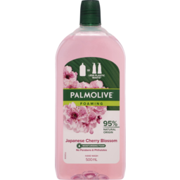 Photo of Palmolive Foaming Liquid Hand Wash Soap 500ml, Japanese Cherry Blossom Refill And Save, No Parabens, Recyclable Bottle 500ml