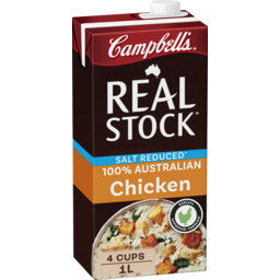 Photo of Campbell's Real Stock Chicken Stock Salt Reduced