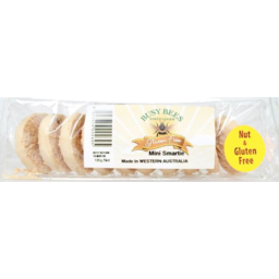 Photo of Busy Bees Gluten Free Mini Smartie Biscuits 195g