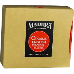 Photo of Madura Tea Bags Organic English Breakfast 100pk