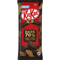 Photo of Nestle Kit Kat Chocolate Dark 70% Block 170g 