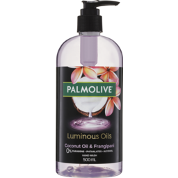 Photo of Palmolive Luminous Oils Liquid Hand Wash Pump 500ml, Coconut Oil & Frangipani, No Parabens & Alcohol, Recyclable Bottle 500ml