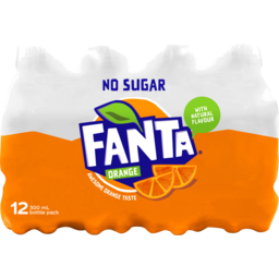 Photo of Fanta Orange No Sugar 12x300ml