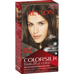 Photo of Revlon Color Silk Hair Colour 20 Brown Black 