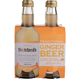 Photo of Bickfords Traditional Handcrafted Ginger Beer Bottles 4x275ml