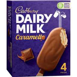 Photo of Cadbury Ice Cream Dairy Milk Caramello 4pk 360ml