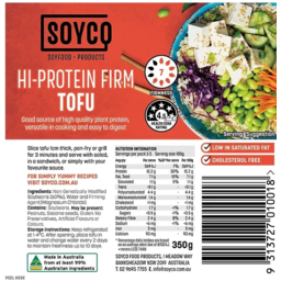 Photo of Soyco Tofu Whole Hi-Protein 350g