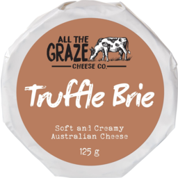 Photo of All The Graze Truffle Brie 125gm