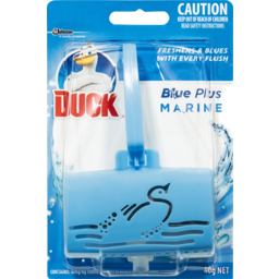 Photo of Duck Toilet Cleaner, Blue Plus Solid Toilet Rim Block