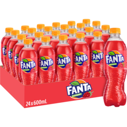 Photo of Fanta Raspberry Soft Drink Bottle 600ml X 24 