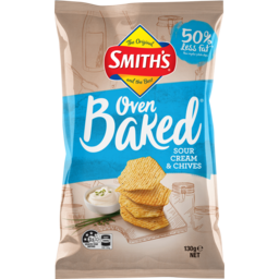 Photo of Smiths Oven Baked Sour Cream & Chives Chips 130g