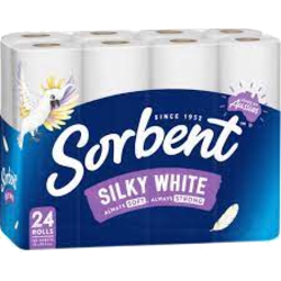 Photo of Sorbent Toilet Roll White 3p