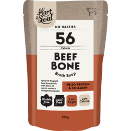 Photo of Hart & Soul Beef Bone Broth Soup Pouch 350g
