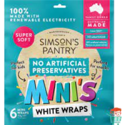 Photo of Simson's Pantry Wrap Mini White
