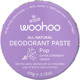 Photo of Woohoo Deodorant Paste Pop (Extra Strength) Tin