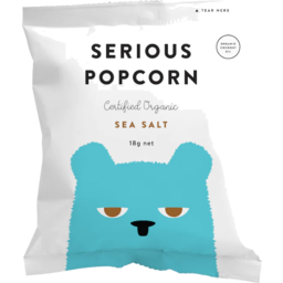 Photo of Serious Food Co Organic Sea Salt Popcorn