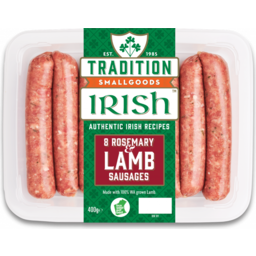 Photo of Tradition Sausage Irish Lamb & Rosemary 400gm