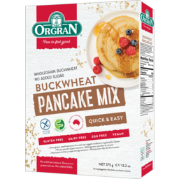 Photo of Orgran Buckwheat Pancake Mix Gluten & Dairy Free 375g