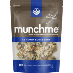 Photo of Munchme Almond Blueberry Plant Based Snack
