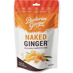 Photo of Buderim Ginger Naked Ginger Uncrystallised 200g
