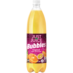 Photo of Just Juice Bubbles Tropical 1.25L
