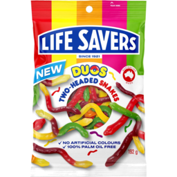 Photo of Life Saver 2 Headed Snakes 192gm
