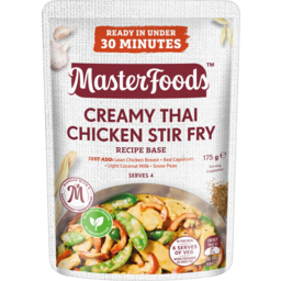 Photo of Masterfoods Creamy Thai Chicken Stir Fry Stove Top Recipe Base 175g