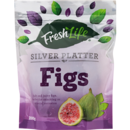 Photo of Fresh Life Figs Silver Platter