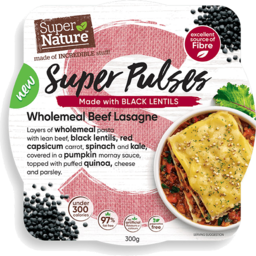 Photo of Super Nature Pulses Whole Meal Beef Lasagne