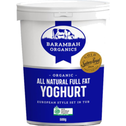 Photo of Barambah Natural Yoghurt 500g