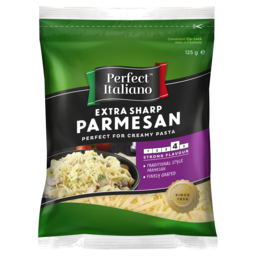 Photo of Perfect Italiano Grated Extra Sharp Parmesan Cheese 125g