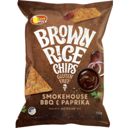 Photo of Sunrice Brown Rice Chips Smokehouse BBQ & Paprika 150g