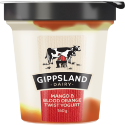 Photo of Gippsland Dairy Mango & Blood Orange Twist Yogurt