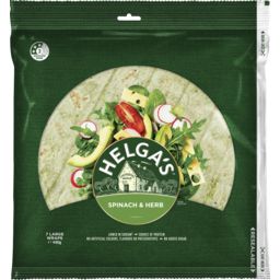 Photo of Helga's Spinach & Herb Large 7 Wraps