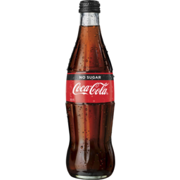 Photo of Coca Cola No Sugar Glass Bottle