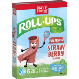 Photo of Uncle Tobys Roll-ups Strawberry 6pk
