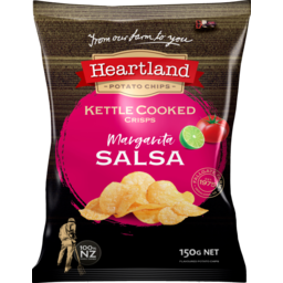 Photo of Heartland Potato Chips Kettle Cooked Potato Chips Margarita Salsa