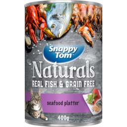 Photo of Snappy Tom Seafood Platter Cat Food 400g