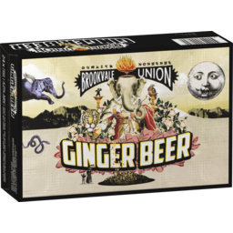 Photo of Brookvale Union Ginger Beer 4.0% 4 X 6 X 330ml Can 6.0x330ml