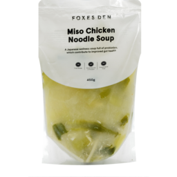 Photo of Foxes Den Soup Miso Chicken Noodle 450gm