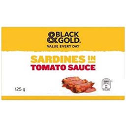 Photo of Black & Gold Sardines In Tomato Sauce
