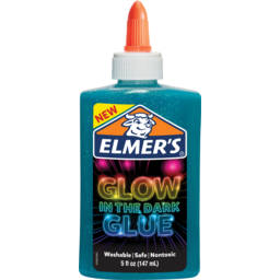 Photo of Elmers Glow in the Dark Blue Glue 147ml