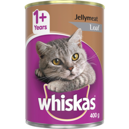 Photo of Whiskas Adult Wet Cat Food Jellymeat Loaf 400g Can 400g