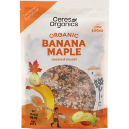 Photo of Ceres Organics Banana Maple Toasted Muesli 500g