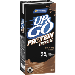 Photo of Sanitarium Up&Go Protein Energize Liquid Breakfast Chocolate 350ml