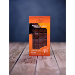 Photo of Anvers Milk Orange Chocolate Block 90g