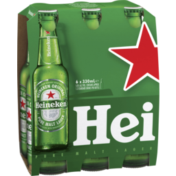 Photo of Heineken Original Lager Bottle 6.0x330ml