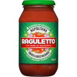 Photo of Raguletto Napolitana Tomato & Garlic Bolognese Sauce