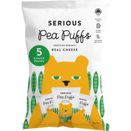 Photo of Serious Puffs Real Cheese 5 X 15g Multipack